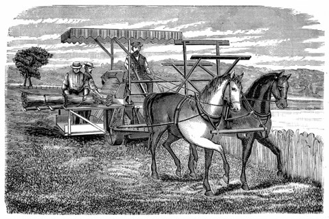 Cyrus McCormick reaper and binder