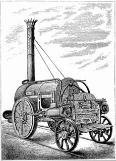 George Stephenson's locomotive 'Rocket'