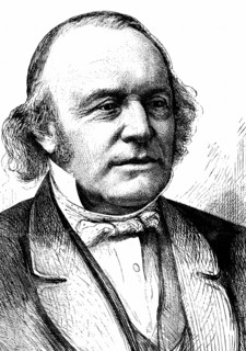 Gravure représentant Jean Louis Rodolphe Agassiz (1807-1873), naturaliste et glaciologue américain d'origine suisse