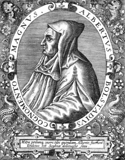 Albertus Magnus (v1200-1280) frère Dominicain italien surnommé "Docteur Universalis