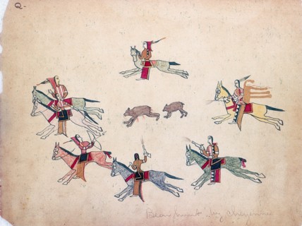 Chasse à l'ours, août 1875