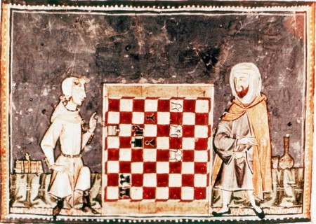 Game of Chess between a Crusader and a Saracen