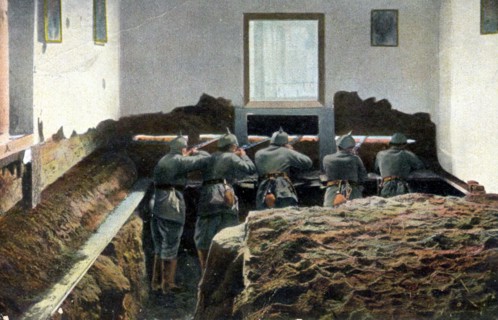 Soldats allemands pendant la première guerre