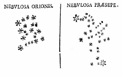 Galilée, Constellation d'Orion et du Cancer