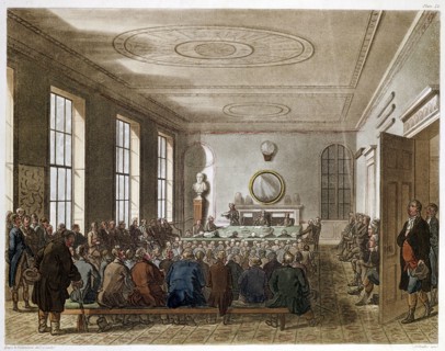 Pugin and Rowlandson, Meeting of the Agricultural Society