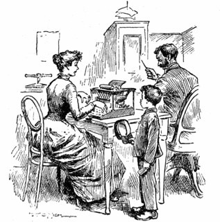 Female typist