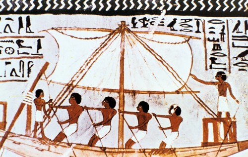 Wall painting from tomb of Sennefer