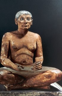 Seated scribe