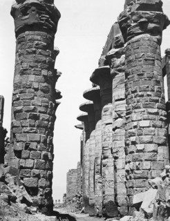 Central alley of the great temple at Karnak