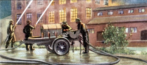 Air Raid Precautions: Set of 50 cards issued by WD & H0 Wills, Britain 1938