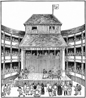 Artist's reconstruction of a Theatre of Playhouse in the time of Elizabeth I
