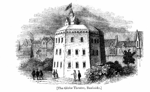 Globe Theatre, Bankside, Southwark, London, as it appeared c1597
