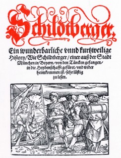 Title page of Schildtberger's "Travels" c1554