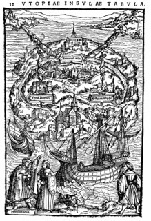 Plan of the island of Utopia