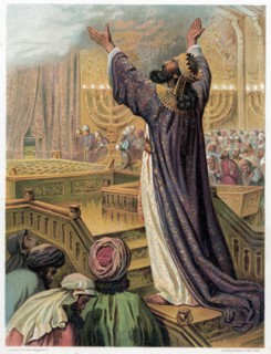 Solomon's prayer at the consecration of the Temple