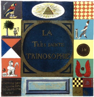 Title page of "La Tres Sainte Trinosophie"