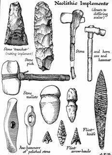Neolithic implements of stone
