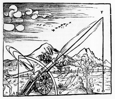 Gunner firing a cannon