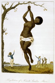 Whipping of a female black slave