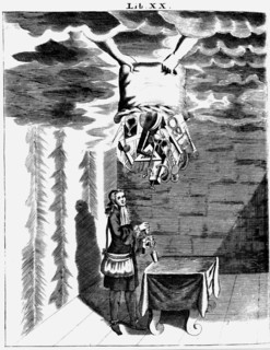 Conjuror performing tricks
