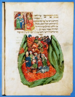 Moses leading the Children of Israel through the Red Sea
