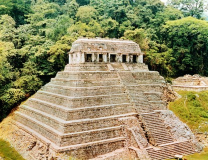 Pyramids and Temple-of-the-Inscriptions