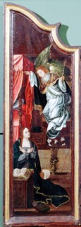 'Adoration of the Shepherds'  triptych attributed to Flemish artist Cornelis Englebrechtsen