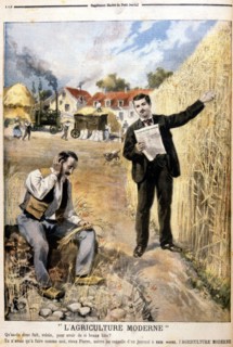 Advert for an agricultural magazine 'Agriculture Moderne'