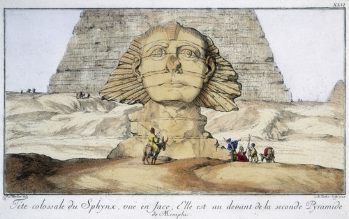 Huge head of Sphinx