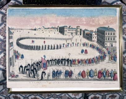 Grand procession of the auto-da-fe of criminals