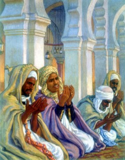 Moslems in prayer