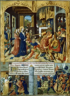 St Louis brought as prisoner before the Sultan