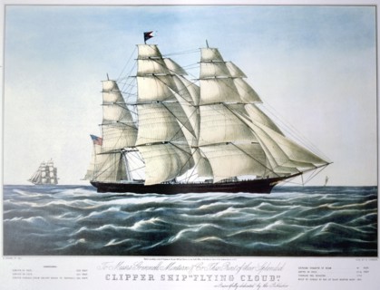 CLIPPER SHIP "FLYING CLOUD"