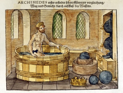 Archimedes in his bath