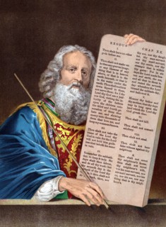 Moses with the Ten Commandments