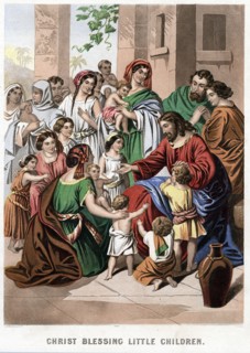 Christ and the little children