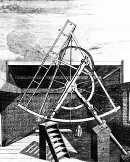 Flamsteed's equatorially mounted sextant fitted with telescope