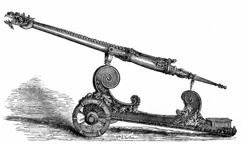 Double-barrelled dragonneau cast in 1503