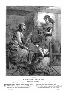 Jesus with Mary and Martha