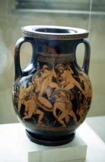 Greek warriors fighting