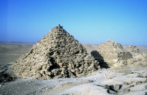 Small pyramids at Giza