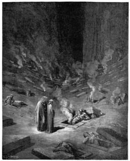 Hell: the city of Dis, Roman god of the underworld