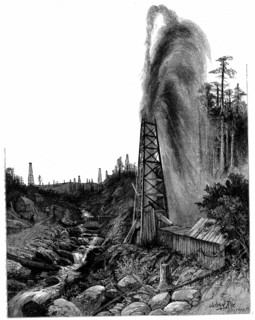 A gusher in the Pennsylvanian oilfields