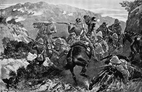 Picket of 13th Hussars surprised near the Tugela River