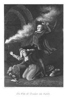 Chowles the coffin maker and Judith Malmayns the plague nurse