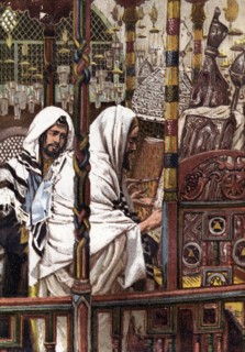 Jesus teaching in the Synagogue
