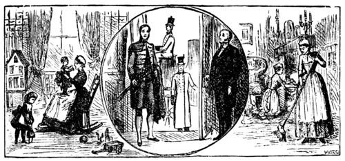 Nursemaid, Footman, Coachman, Butler and Parlour maids