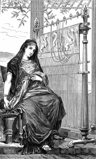 Penelope and her loom