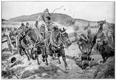 Before Ladysmith: British horse artillery under attack