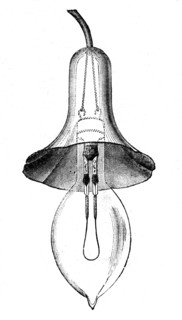 Incandescent filament lamp by St George Lane-Fox